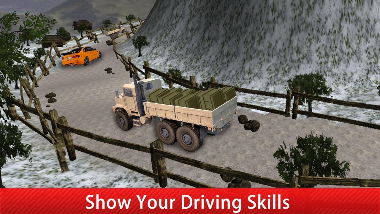 Truck Hill Climb Cargo Driver