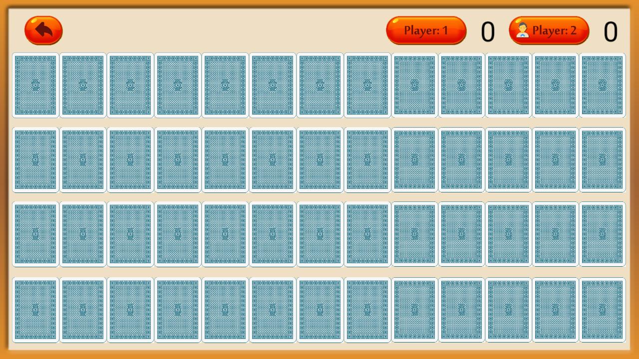 Playing Cards Matching Game