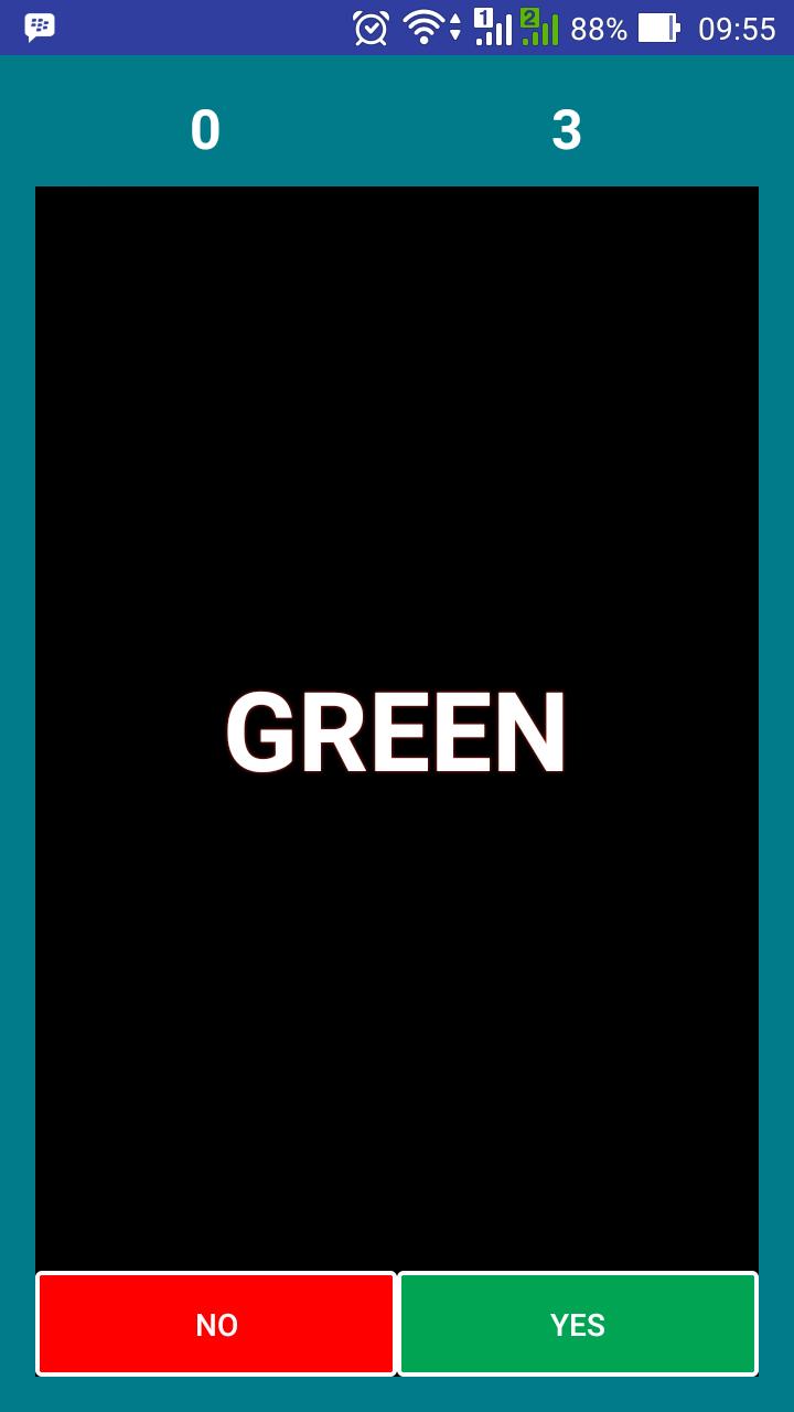 Brain Challenge (tebak warna)