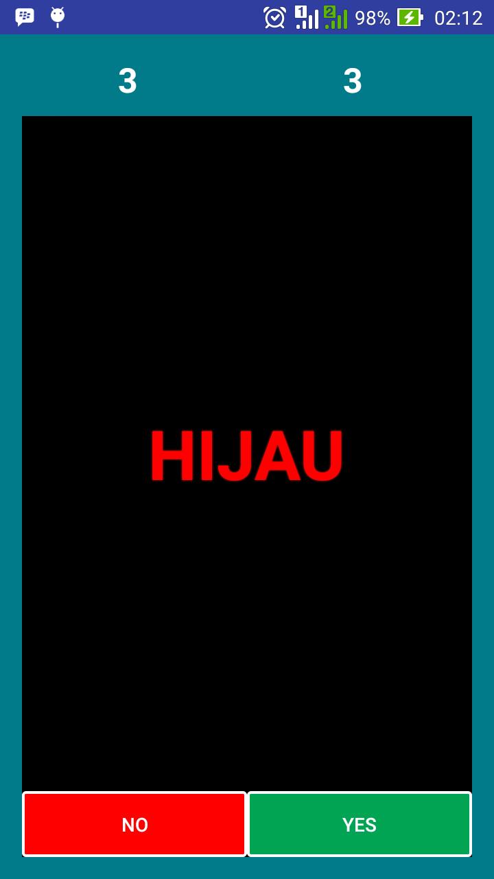 Brain Challenge (tebak warna)