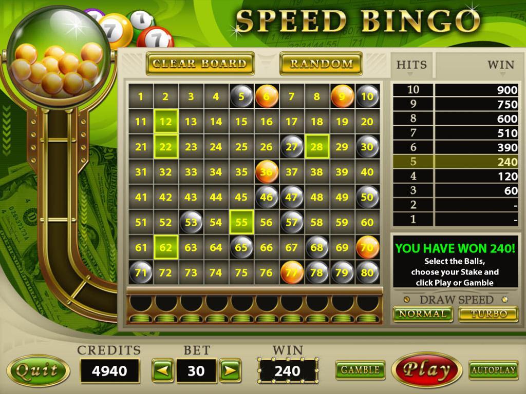 Speed Bingo