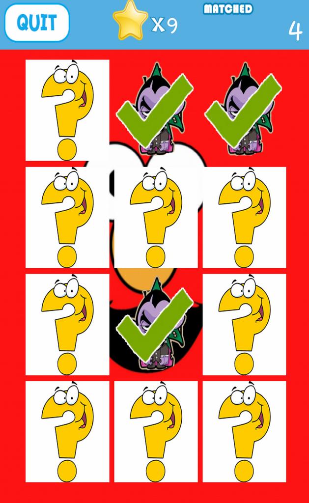 Matching Elmo Card Game
