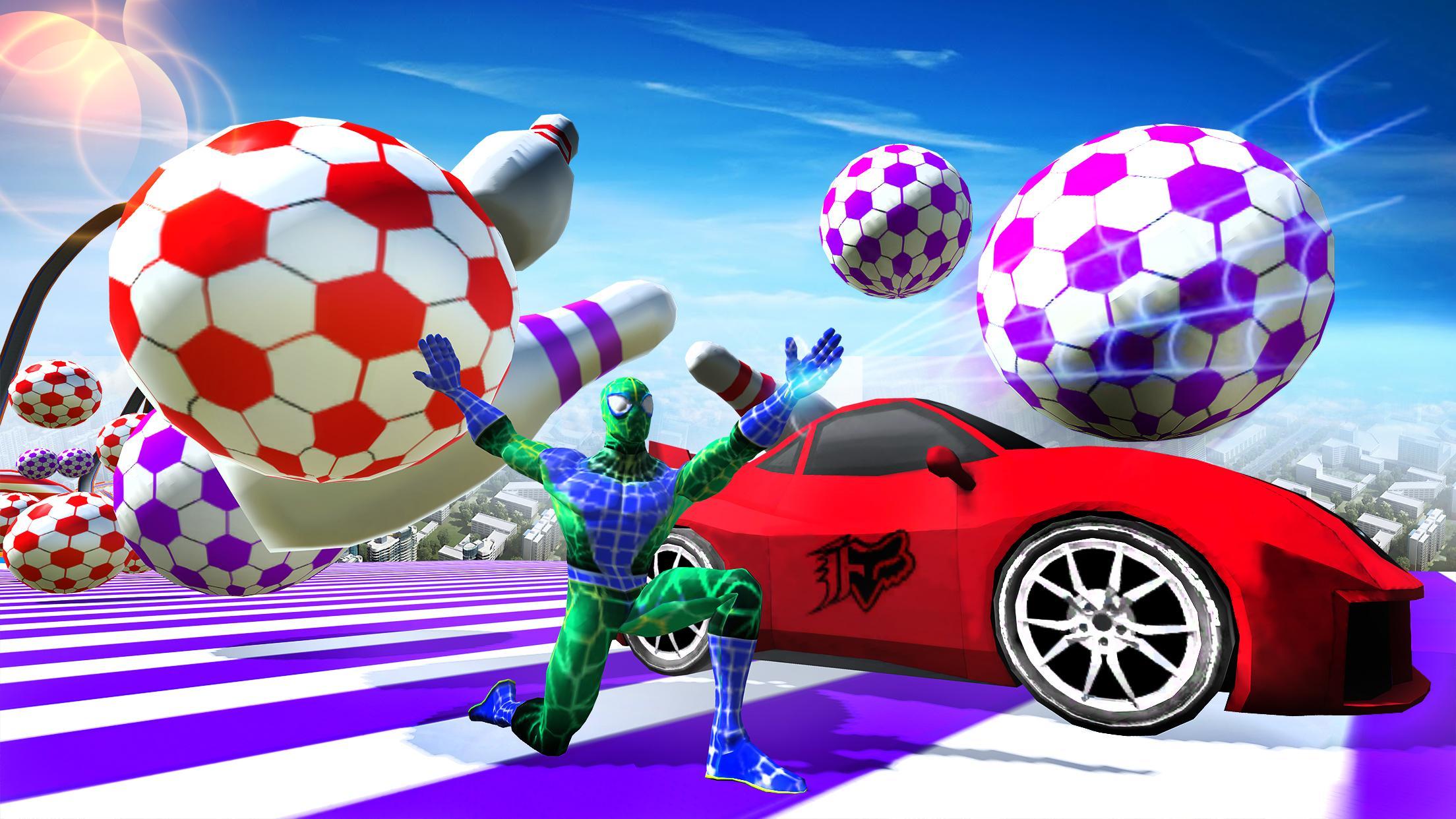 Impossible Mega Ramp Car Stunts Racing Drive