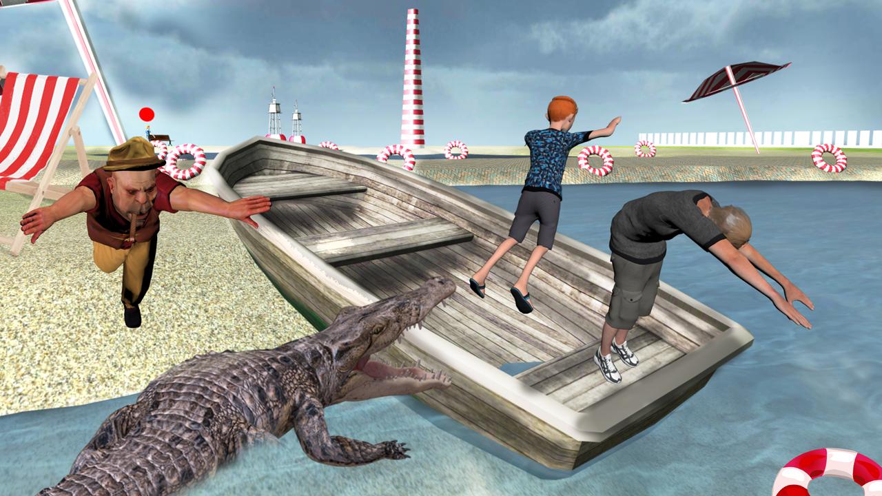 Wild Crocodile Attack Simulator 2019
